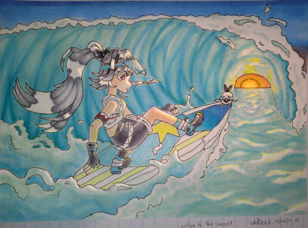 surfin into the sunset