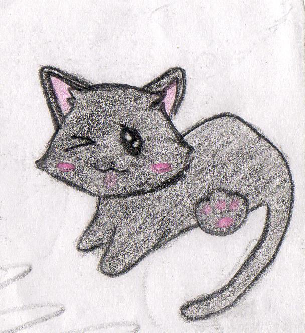 Chibi cat by BrownWolfCub on DeviantArt