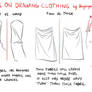 Drawing clothes - thoughts and ideas