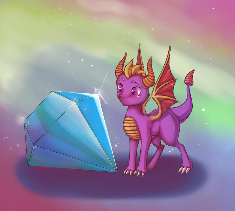 Tiny Spyro or big gem?