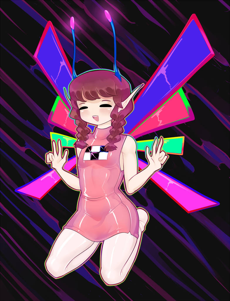 Freya Rapture Neon Neon Fairy by HeiMantaHei on DeviantArt