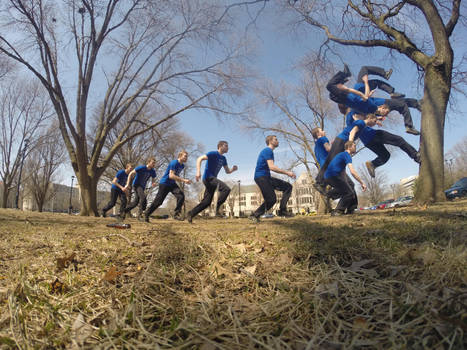 Multiple Exposure 2 Step Wallflip