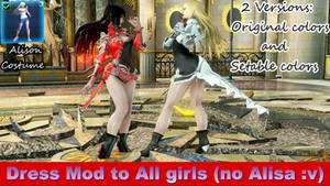Tekken 7 - Dress Mod to All Girls(up date)