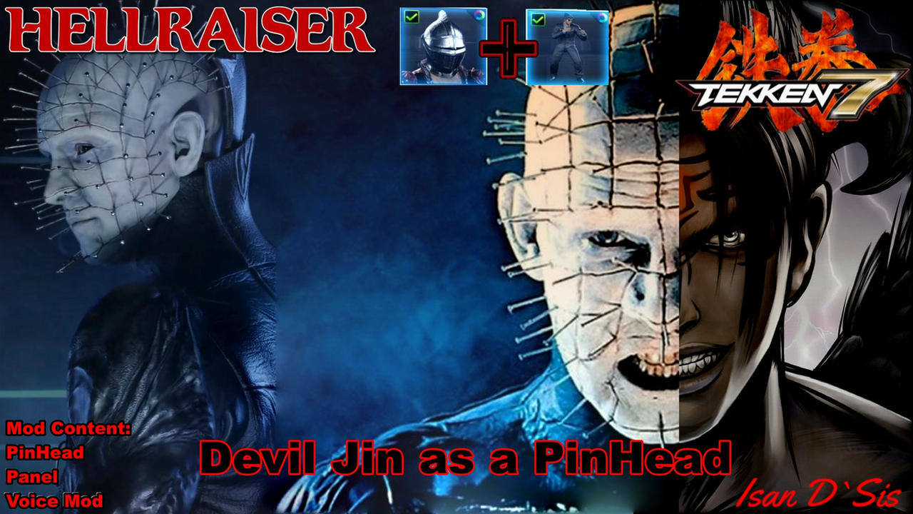 Tekken 7 - PinHead(HellRaiser) Devil Jin mod by IsanDSis on DeviantArt
