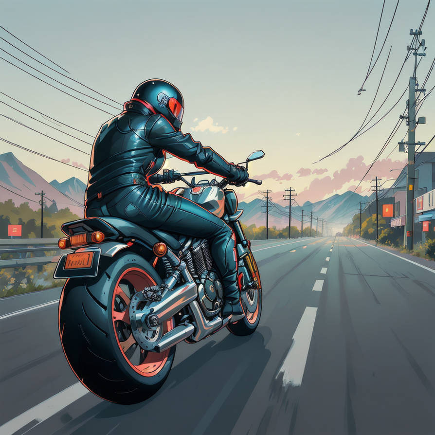 Deviantart Riding Motorcycle Bikers by widhi1987 on DeviantArt