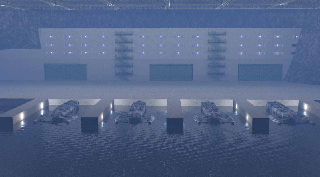 Cave Base 75 Rockets cave base. by ex-pacifist on DeviantArt