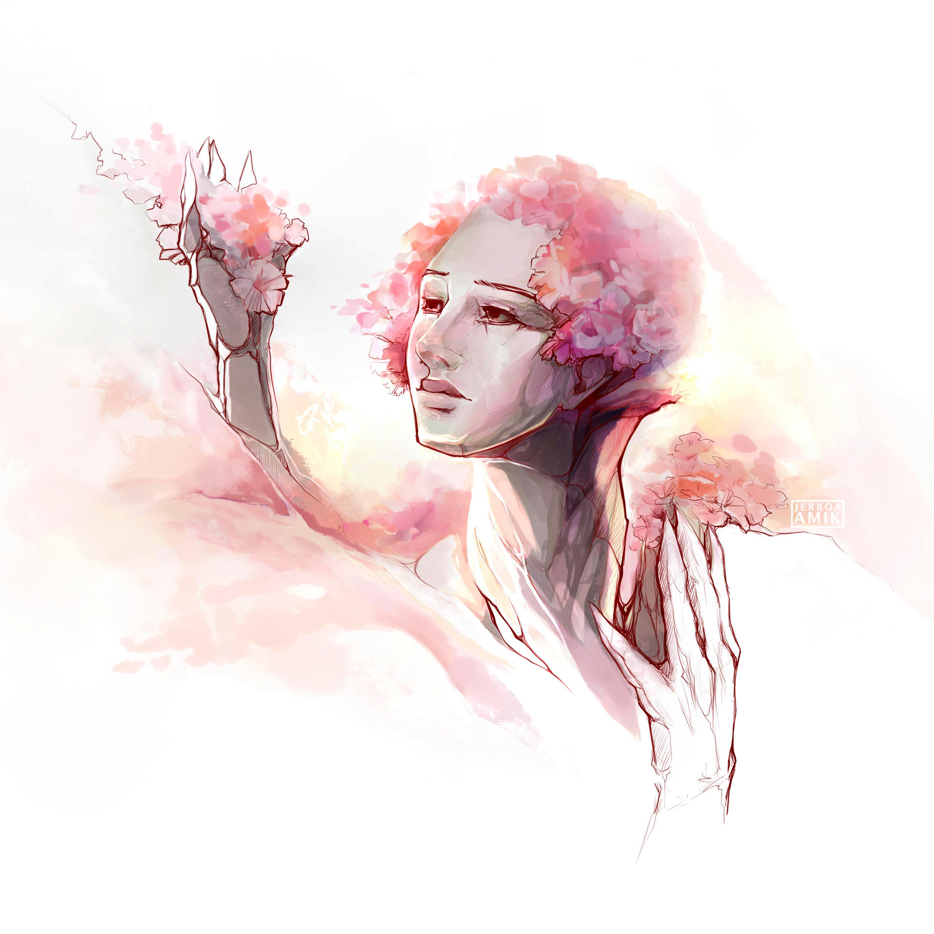 Pink rising by Miklashevich on DeviantArt
