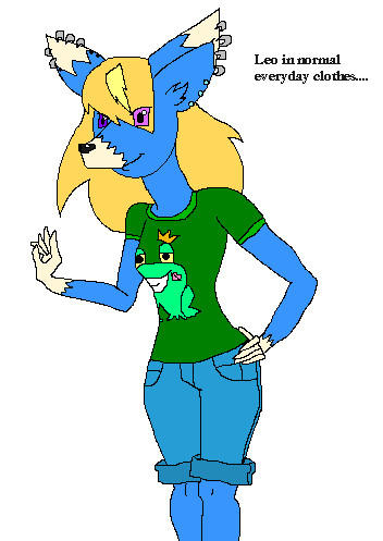 Leo the Blue Fire Fox by leogal on DeviantArt