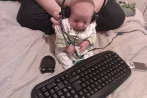 Baby Flynn is a Gamer