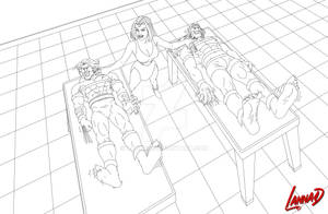 Weapon X Blue Room - Lineart