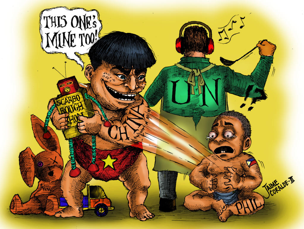 China Bullying Philippines - Editorial Cartoon by jaicoralde on DeviantArt