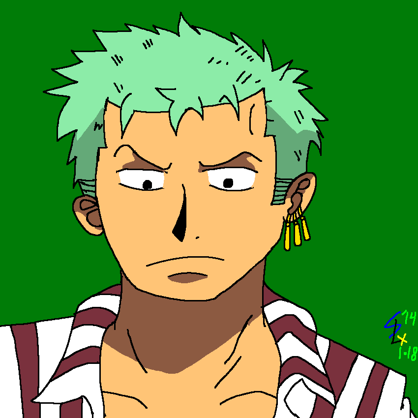 Roronoa Zoro Pre-timeskip by pixelrei on DeviantArt