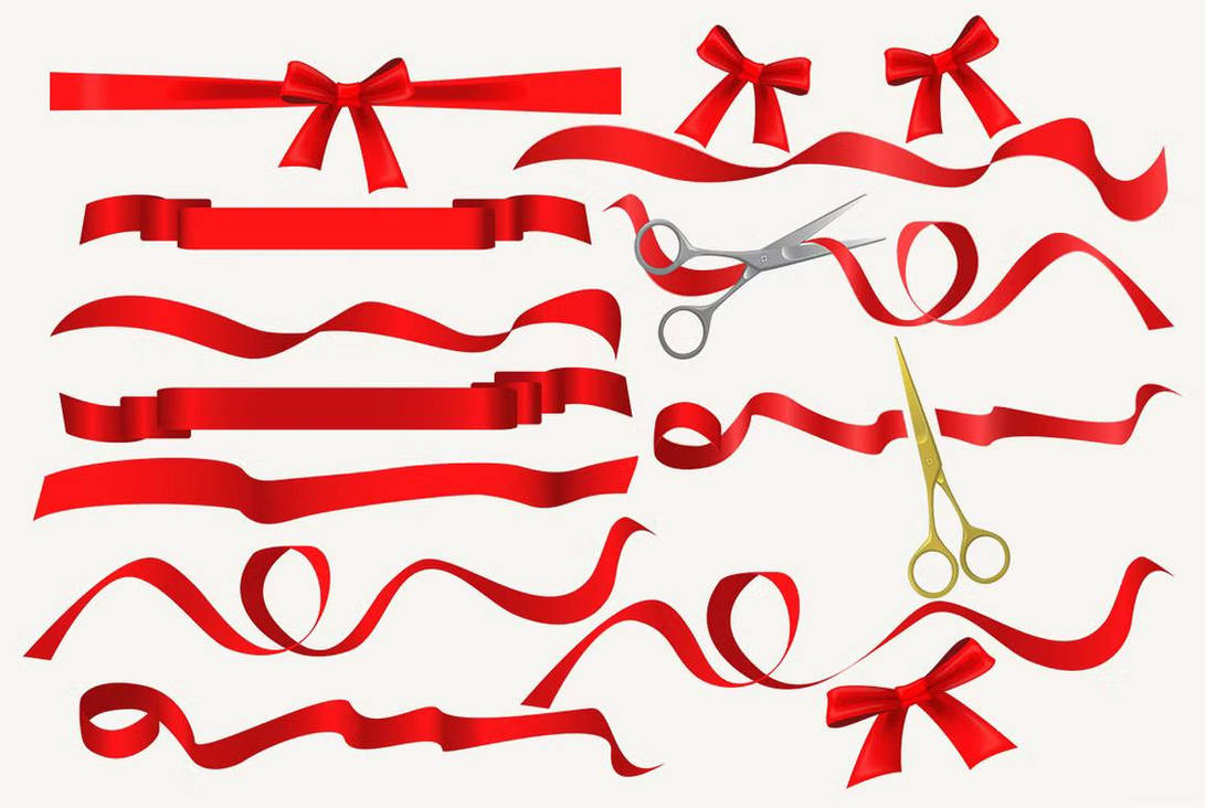 Red ribbon patterns collection. by rosapetei on DeviantArt