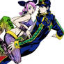 Jotaro and Jolyne