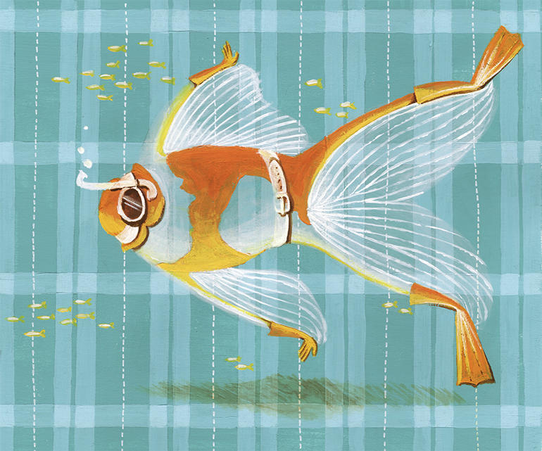 Fishman by justeIrene on DeviantArt