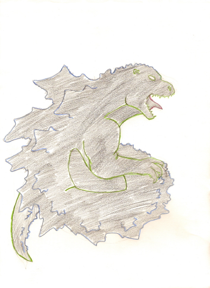A detailed illustration of a Godzilla for a t-shirt design, wallpaper and  fashion 27763002 Stock Photo at Vecteezy