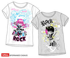 rock camisetas