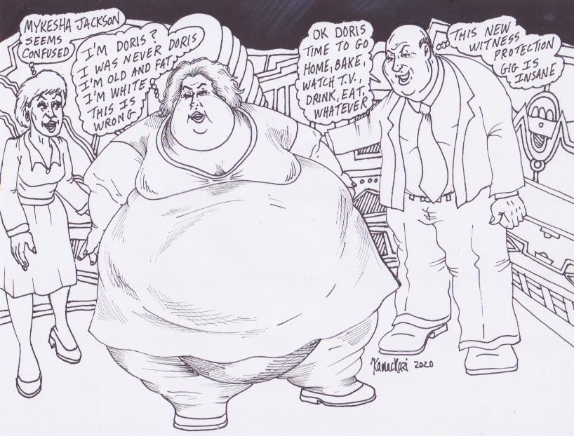Obese Lady Deviantart Old Fat Lady by Kamackazi on DeviantArt