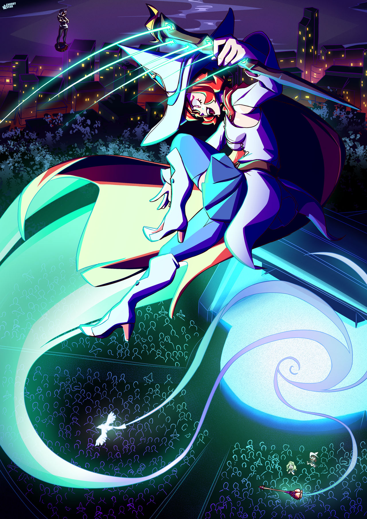 Shiny Chariot performing live by CherryStarArt on DeviantArt