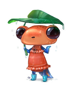Chibi frog by Kuroi-kisin Chibi frog by Kuroi-kisin