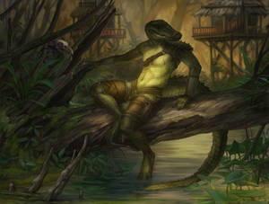 Comm: Scales and moss by Kuroi-kisin Comm: Scales and moss by Kuroi-kisin