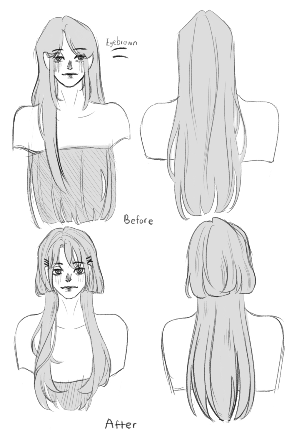Hair reference 2 by Disaya on DeviantArt