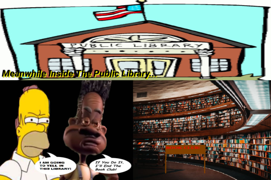 Simpsons Library Fun Homer Simpson Yells In Library - THE SEQUEL by Wilkinsfan44 on DeviantArt