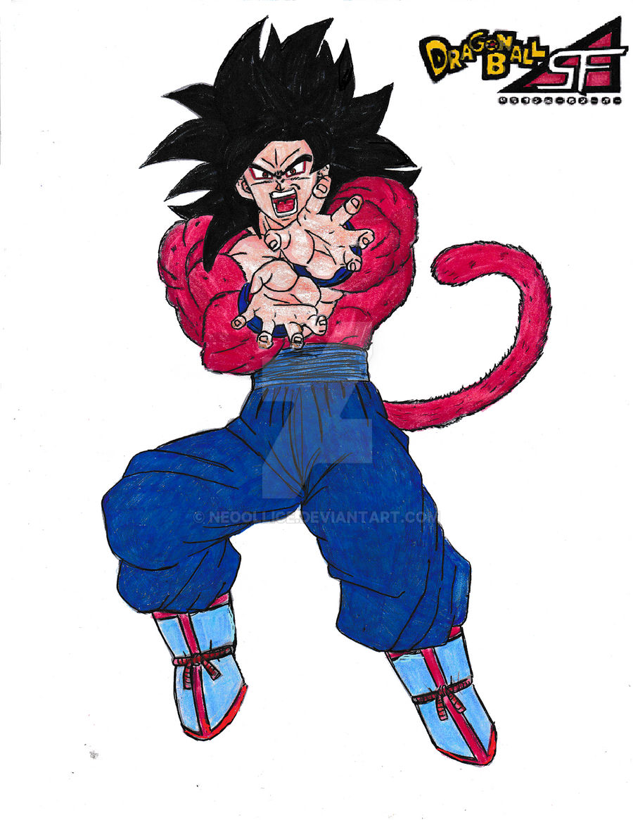 Goku ssj4 90'sFacuDibuja by FacuDibuja on DeviantArt