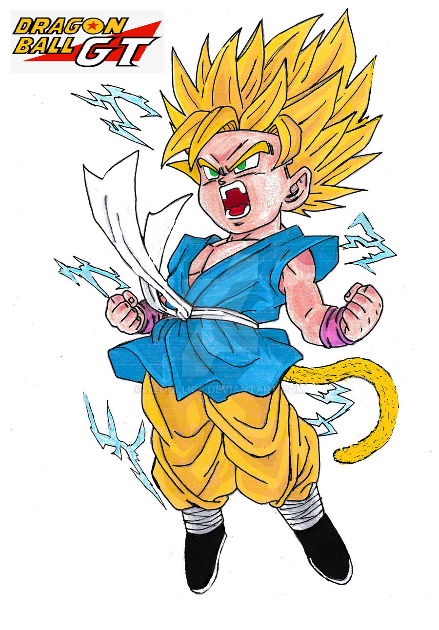 Goku (Super Saiyan 2) (Age 789) (Dragon Ball GT) by NeoOllice on