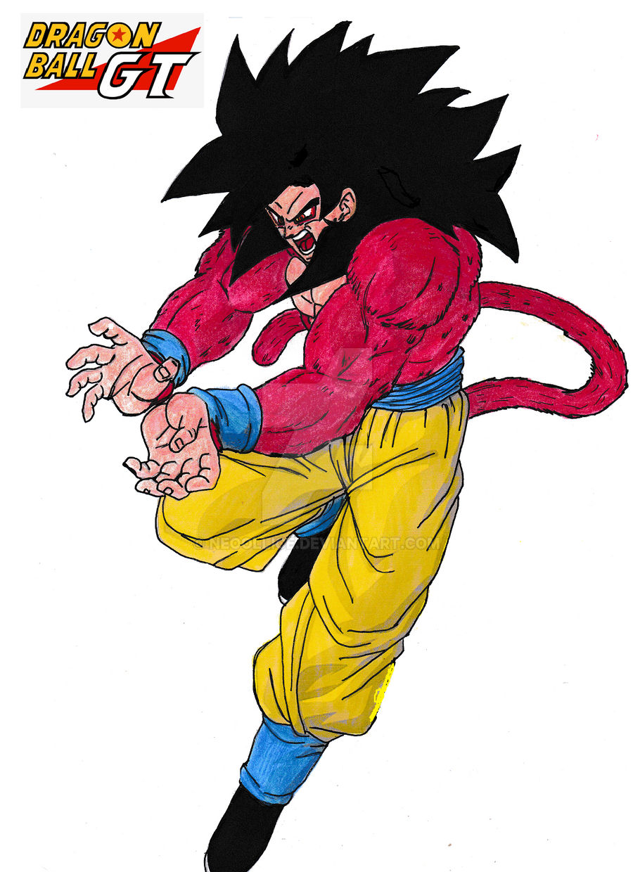 Goku (Super Saiyan 4) (Age 789) (Dragon Ball GT) by NeoOllice on DeviantArt