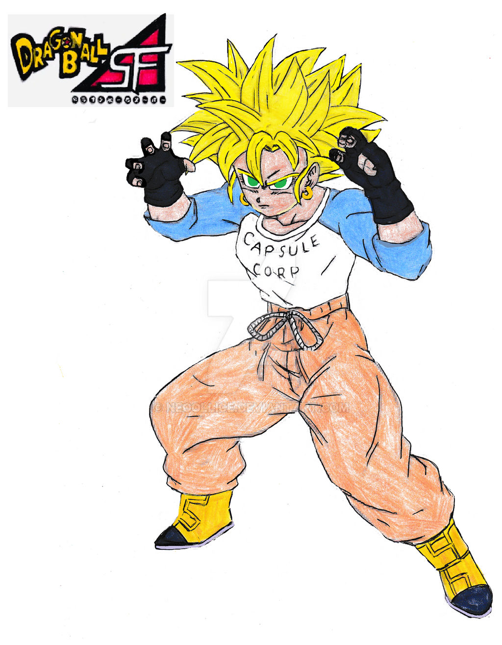 Bulla Render Bulla (Age 797) (Super Saiyan) (Dragon Ball SF) by NeoOllice on DeviantArt