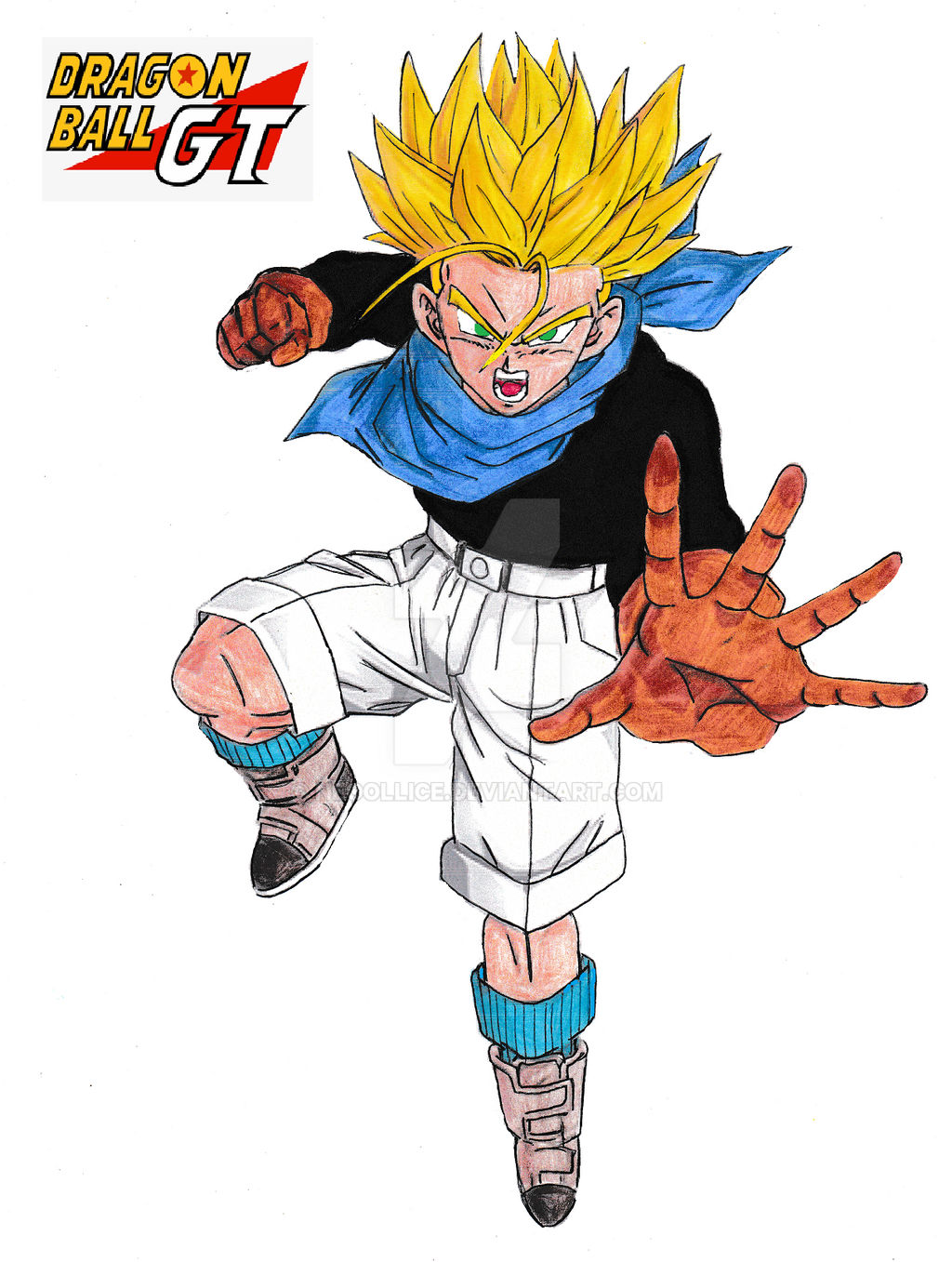 Trunks (Age 789) (Super Saiyan) (Dragon Ball GT) by NeoOllice on DeviantArt