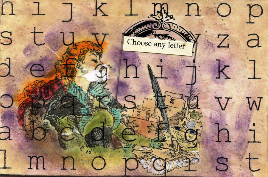 Choose Any Letter Postcard