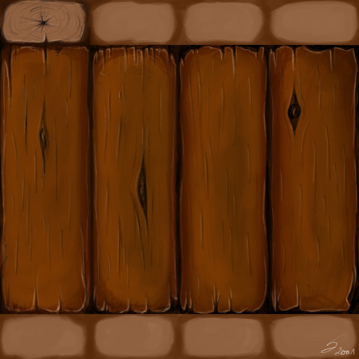 Wood cellshading texture