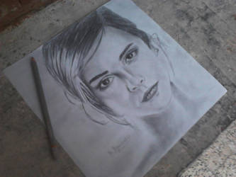 Emma Watson portrait drawing