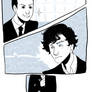 Tumblr req - Sherlock, Moriarty and John