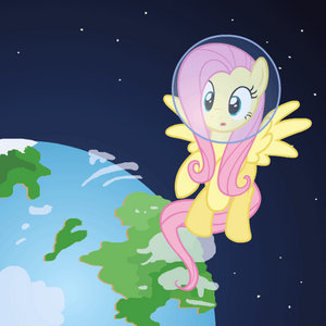 Ponies In Space Gif (2013 Repost)