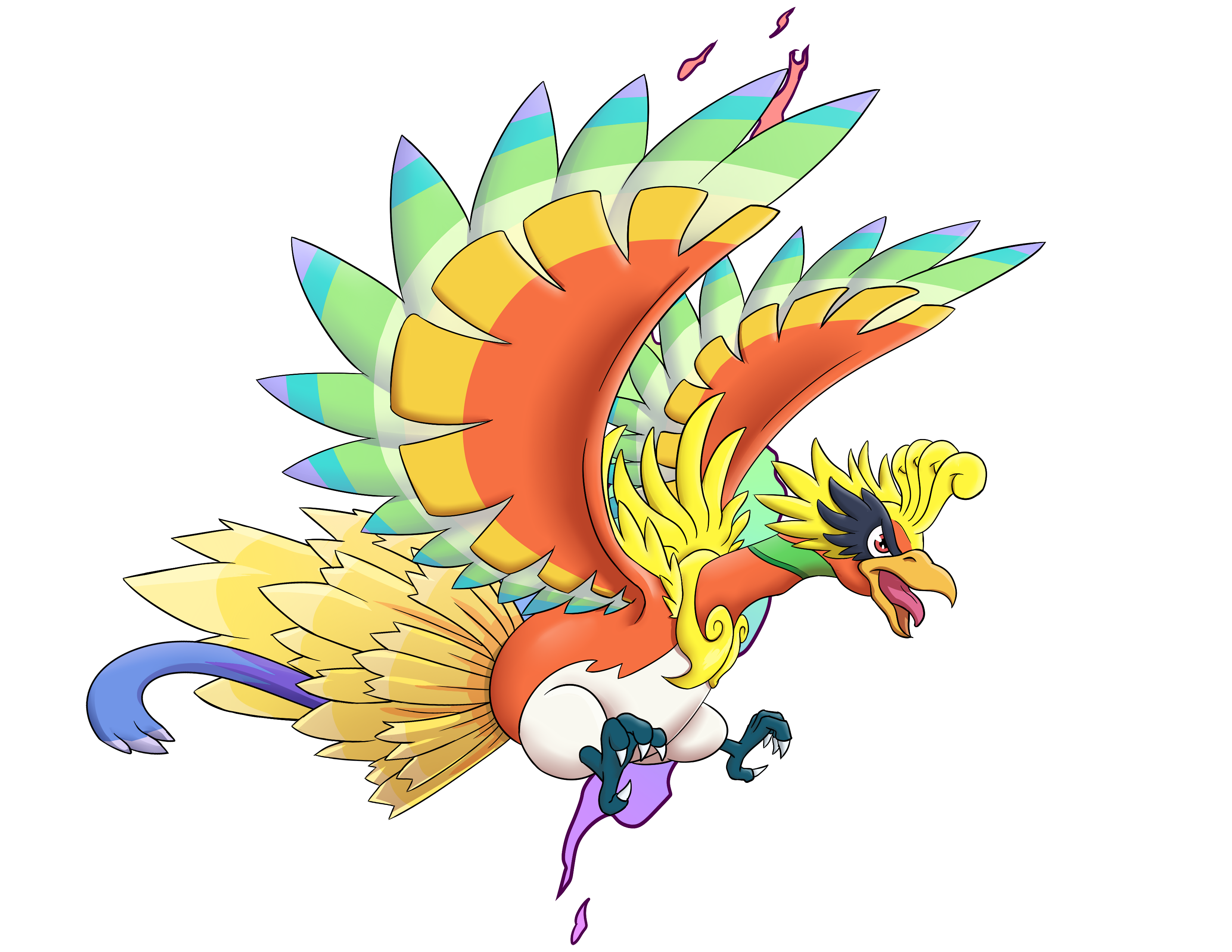 Ho Oh Mega Evolution