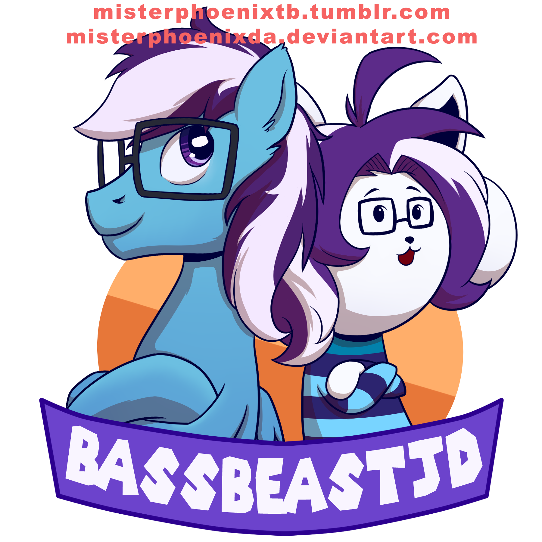 Bass Bronycon Badge (Commission)