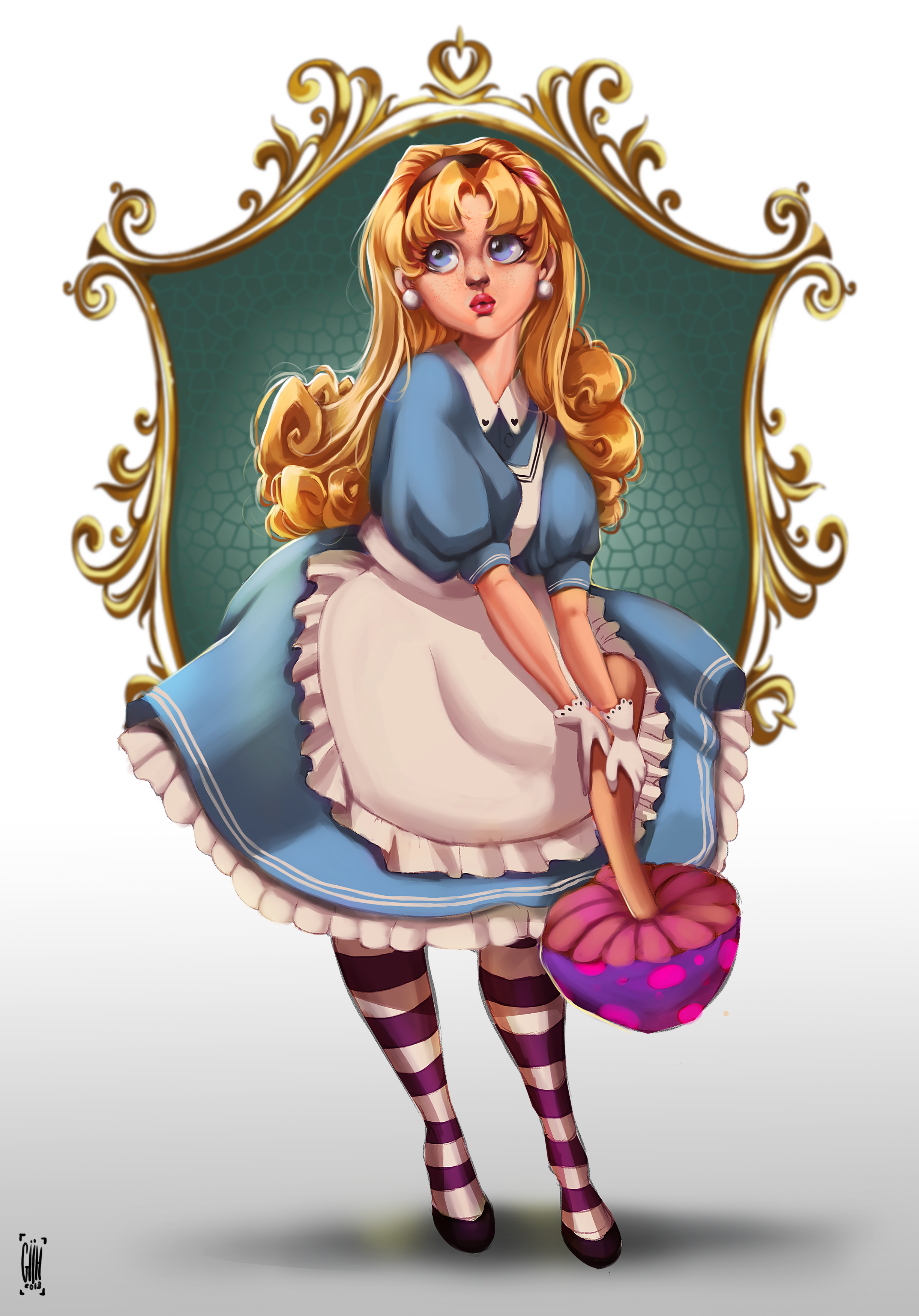 Fanart Alice In Wonderland By Giiharts On Deviantart Fanart Alice In Wonderland By Giiharts On Deviantart