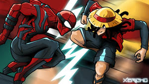 Urban Marvel VS Bandai: Spider-man VS Luffy