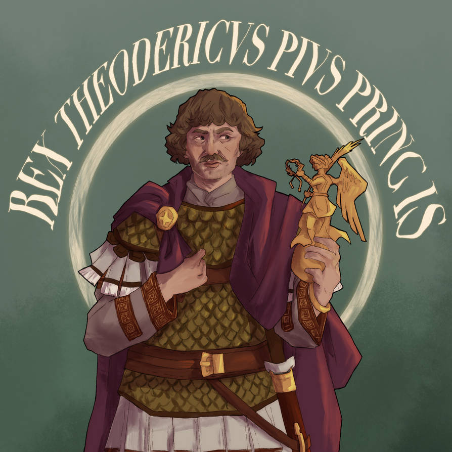 Theoderic Theoderic the Great (Latin coin legend) by UltimusRomanorum on DeviantArt