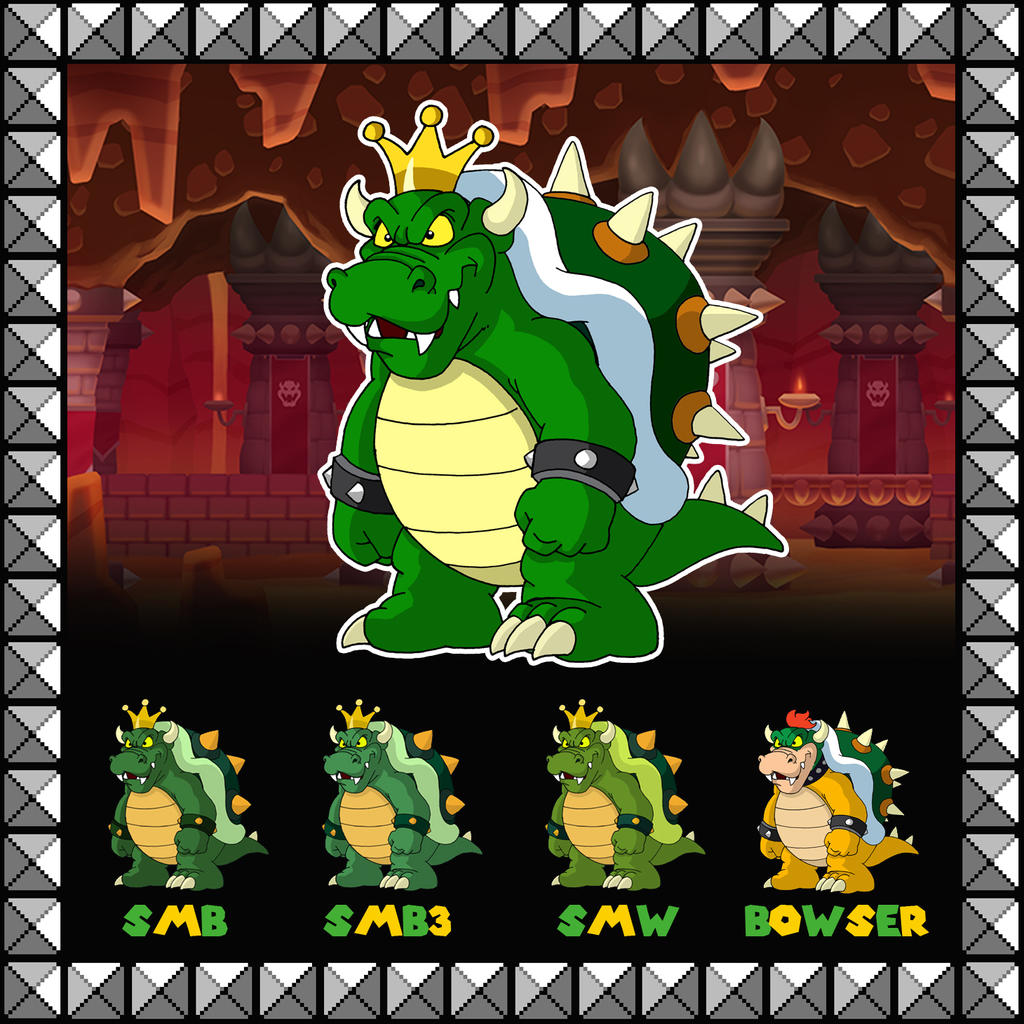 King Koopa Through the Years by BenjaminTDickens on DeviantArt