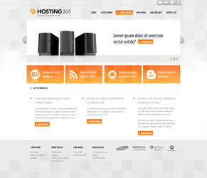 Simple hosting layout