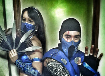 Sub Zero and Kitana