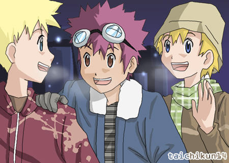 Digimon 02 boys for thiro