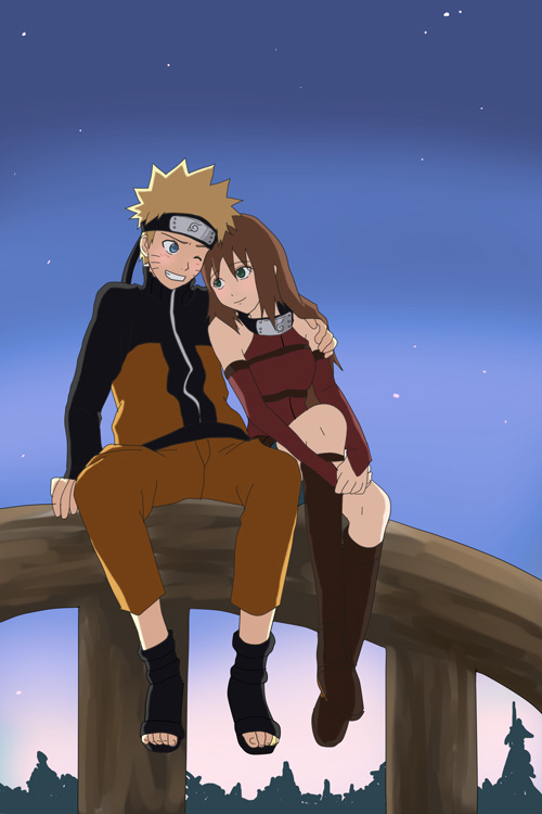 Naruto and Akiko for lovelychu