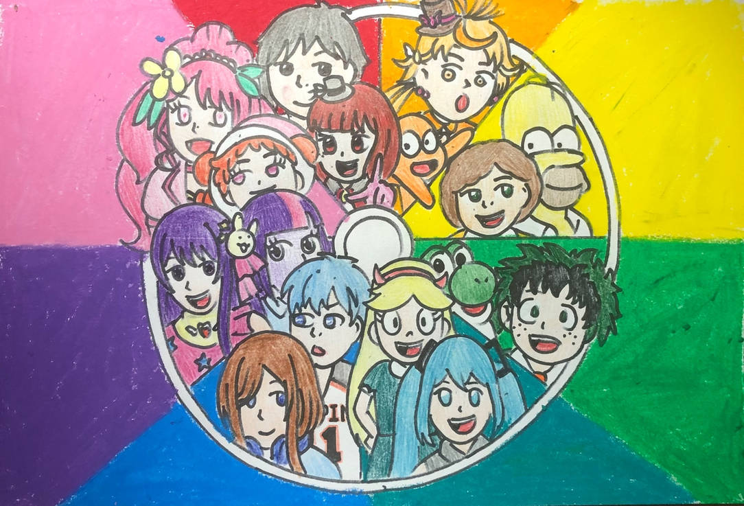 Color Wheel Characters by Morpeko123 on DeviantArt