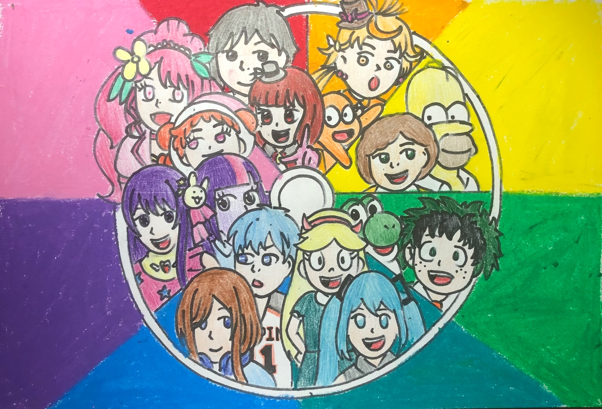 Color Wheel Characters Color Wheel Characters by Morpeko123 on DeviantArt