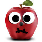 sad apple by applescheeks
